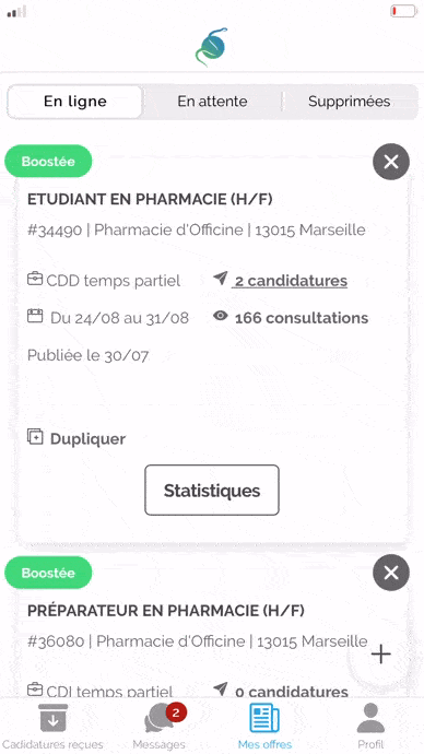 Démonstration&nbsp;: créer une offre depuis l’application ClubOfficine